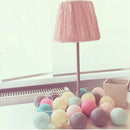 20 Leds Cotton Ball String Lights Ac & Battery Fairy Lights Outdoor Decorat O2O3