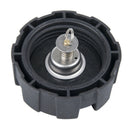 Outboard Engine Oil Tank Cap with Thread for Marine Fishing Boat Yacht Black