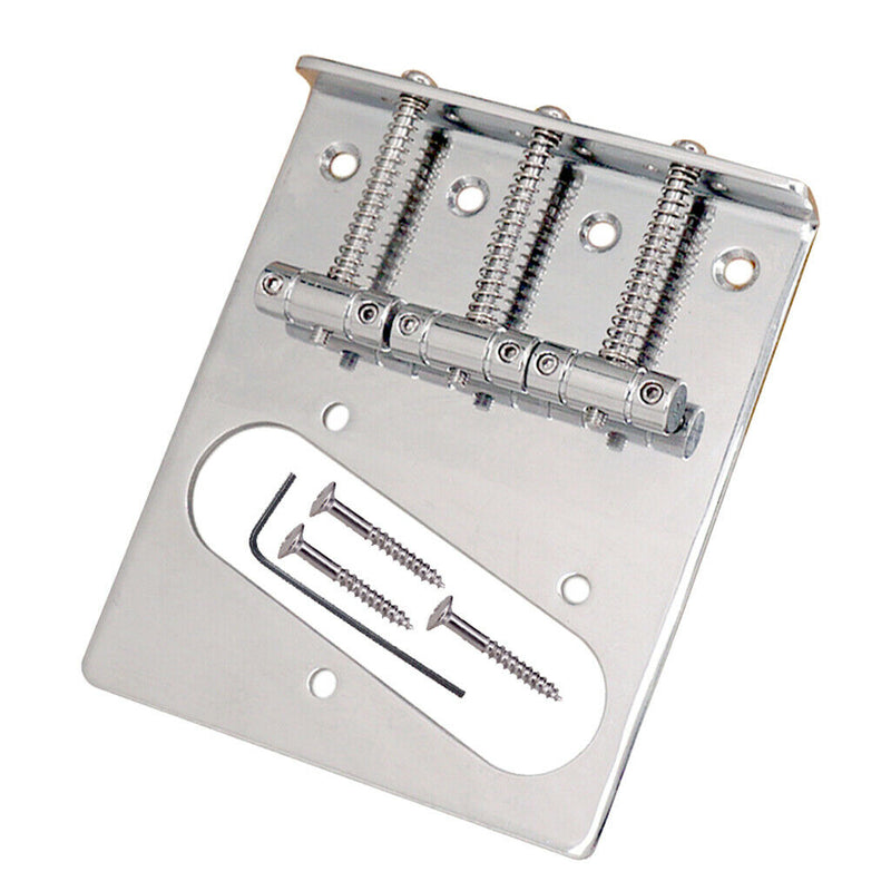 3 String Saddle Top Loader Bridge For  Electric Guitar Replacement Parts