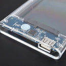 4X(External Hard Drive Enclosure Usb 2.0 To Sata Ssd And Hdd Case Support 4V2A5)