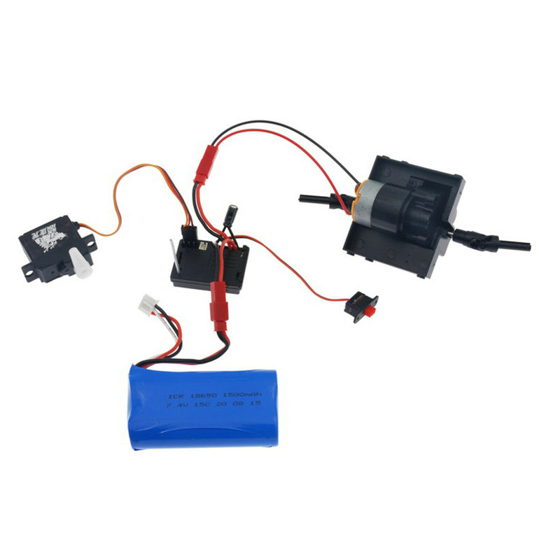2.4G Transmitter Remote Controller w/ Receiver & USB Cable for WPL C14 C14K C24