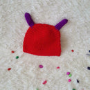 Newborn Baby 100-Days Photo Suit Cartoon Hat Sleeping Bag 2pcs Knitted Set