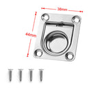 Heavy Duty Stainless Steel Boat Pull Ring Hatch Latch Handle Flush Locker