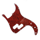 Red Tortoise Shell Piguard 3 Ply Scratch Plates For Bass PB Guitars
