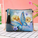 DIY Butterfly Special Shaped Diamond Painting Leather Chain Shoulder Bags