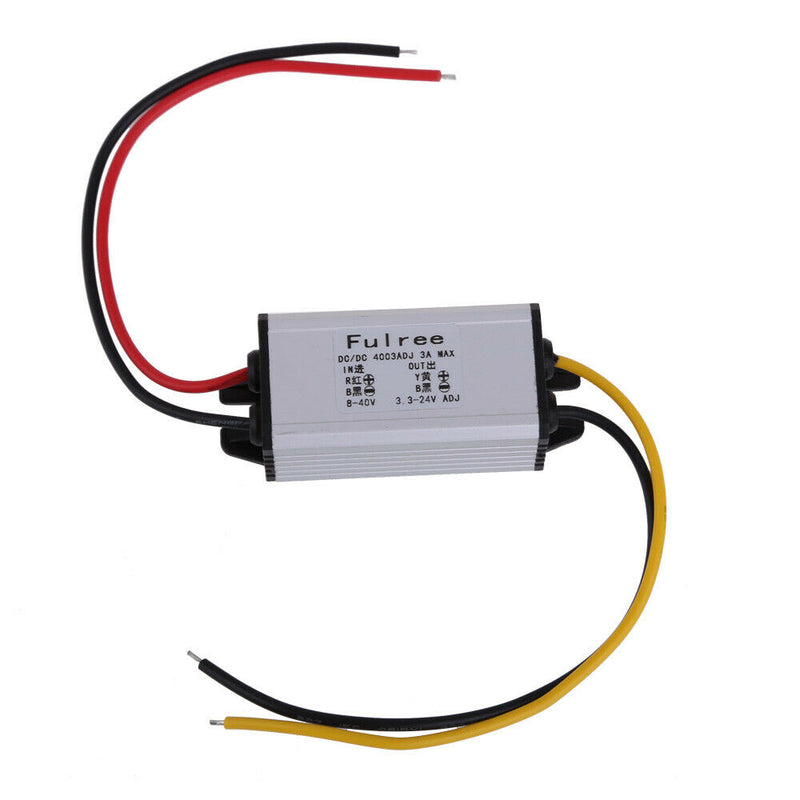 12/24V to 5V 8-40VDC-DC Step-down Adjustable Power Converter Module  A