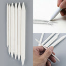 6X Blending Smudge Tortillon Stump Sketch 6 Size Art Drawing Tool Pastel White