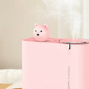 3000ml Large Capacity Dual Spray Nozzle Air Humidifier Mist Diffuser Pink