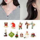 15 pcs Multi Style Enamel Plated Christmas Charms Pendants DIY Jewellery Making