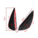 4Pcs Universal Car Front Bumper Fins Lip Spoiler Canards Splitters Chin Diffuser