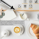 Rechargeable Milk Frother, Electric Handheld Foam Maker High Torque Motor,  J6T2