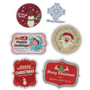 100Pcs Christmas theme lovely DIY scrapbook suitcase laptop guitar car stickerME
