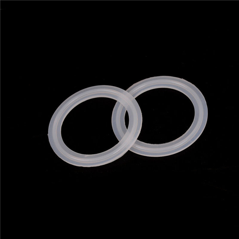 10Pcs 2" Sanitary Triclamp Silicon Gasket Fits 64mm OD Type Ferrule Flange Ew