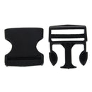 1 1/2" Replacement Belt Connecting Black Plastic Quick Release Buckle