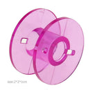 100pcs Universal Plastic Colorful Empty Bobbins Spool for Sewing Machine A