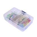 84pcs Hooks Set Box Flexible Swimbaits Artificial Bait Lure Fishing Tackle