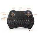 Rii I28C 2.4G Mini Wireless Keyboard for Laptop/Smart TV with Touchpad Back