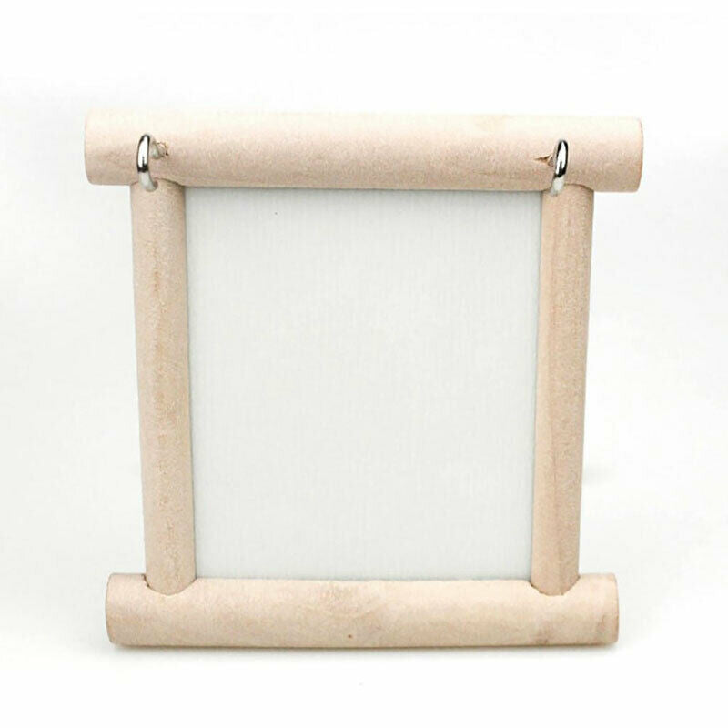 Pets Bird Parakeet Cockatiel Budgie Parrot Hanging Swing Rope Cage TrainingSEAU