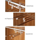 Pants Hanger Closet Organizer Non Slip Multi Layers Stainless Steel Adjusta M7O6