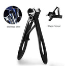 Nail Clipper Set Thick Toenail & Fingernail Cutter With Wide Jaw Opening St