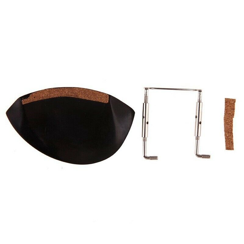 4/4 Violin Chinrest - Ebony with Standard Bracket