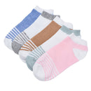 Women Strips Comfortable Cotton Sock Slippers Short Ankle  OZ
