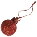 24Pcs Chic Christmas Baubles Tree Plain Glitter XMAS Ornament Ball