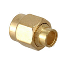 10x SMA male plug solder RF Coax connector for semi-rigid RG402 0.141 inch