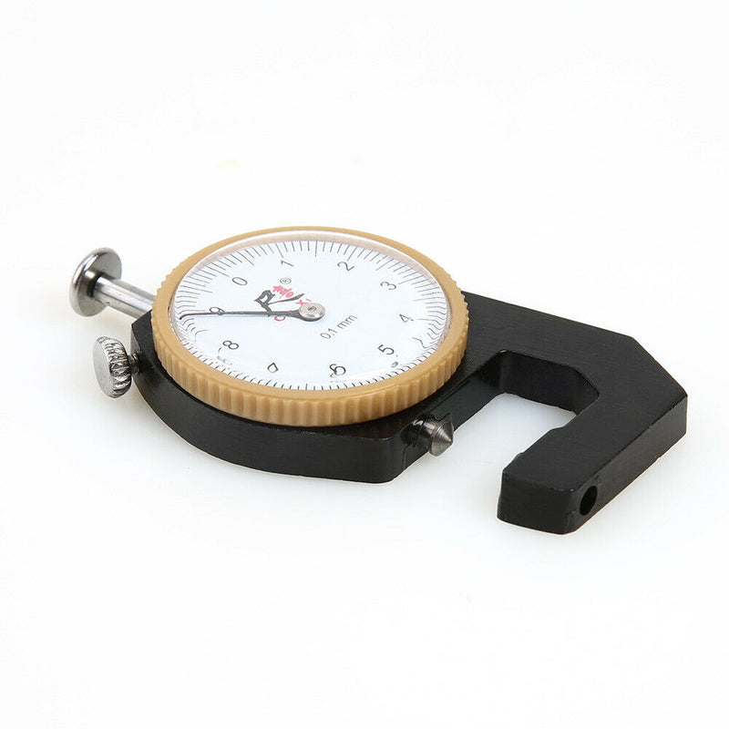 0-10mm 0.1mm Dial Steel Thickness Gauge Meter Tester Caliper (Tip Head) A