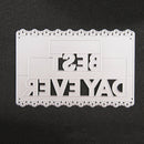Cutting Dies Embossing Decorative Mold Letters Scrapbook Template (GG0321) A