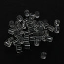 500 x 3 mm Plastic Ear Stoppers for Earrings Studs U3K2