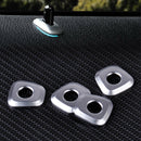 4X Interior Door Lock Pin Trim Cover Chrome Button Decor fit for BMW X1 F48 2016