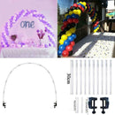 Balloon Arch Wedding Balloon Column Stand Base Frame Decor Birthday Kit G5C7