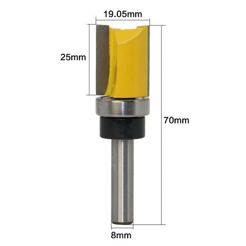 2 Pieces Straight Router Bit 5/16inch Shank Diameter, 3/4inch Cutter Diameter,