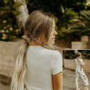 6pcs Velvet Scrunchies Women Elastic Hair Rings Ponytail Holder (Style 1)