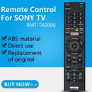 2X(Rmt-Tx200U Wireless Replacement Hd Smart Tv Remote Control For Sony Tv R