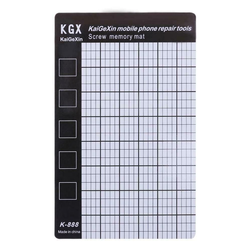 145x90mm Palm Size Smart Phone Tablet PC Repair Pad Magnetic Screw Mat