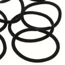 20 Pieces Assorted Black Elastic Rubber Band Rope for DIY Hair Accessories Hair