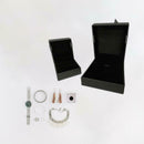 Earrings Storage Box Bracelet Necklace Ring Bow Ribbon Jewelry Organizer