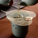 1Pcs Bodhi Leaf Tea Filter Creative Net Kong Futea Accessory Chinese Tea Se W4N9
