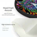 DIY Diamond Painting Full Drill Wolf Mural Coffee Tassel Home Wall Pendants