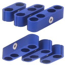6x Billet Aluminum Spark Plug Wire Separators Dividers Looms for 7mm 8mm 9.5mm