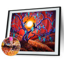 5D DIY Full Drill Diamond Painting Tree Cats Cross Stitch Embroidery Kit