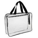 3/pack Portable PVC Makeup Bag Organizer Travel Toiletry Bag with Handle