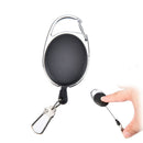 1Xfly fishing tool zinger retractor tool carabiner clip stainless steel cord M&E