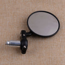 7/8" Handle Bar End Rearview Side Mirrors Motor Accessories Round fr Motorcycle