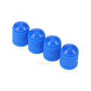 100pcs Plastic Car Truck Bike Tire Tyre Wheel Valve Stems Caps Dust Cover Blue