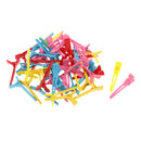 50Pcs Multicolored Duckbill Hair Sectioning Clips Hairdressing Styling Clamps