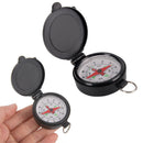 1PC Plastic Compass Portable Folding Lens Military Compass for Outdoor Camping #