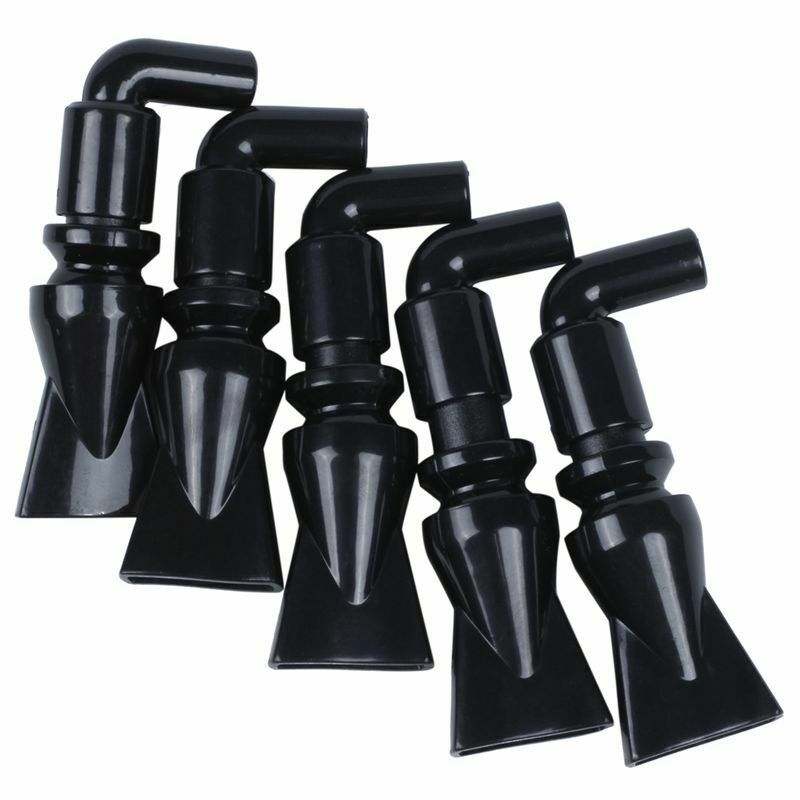 Aquarium Pump Duckbill Nozzle Water Outlet Return Pipe Fitting 5pcs
